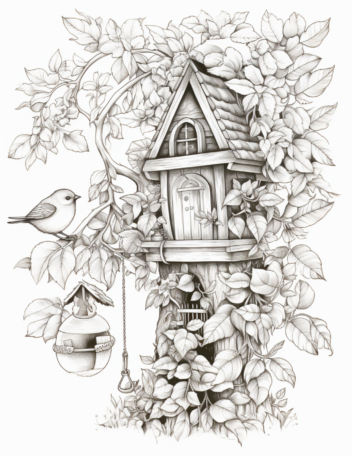 Secret Garden Coloring Book for Adults & Kids ,
