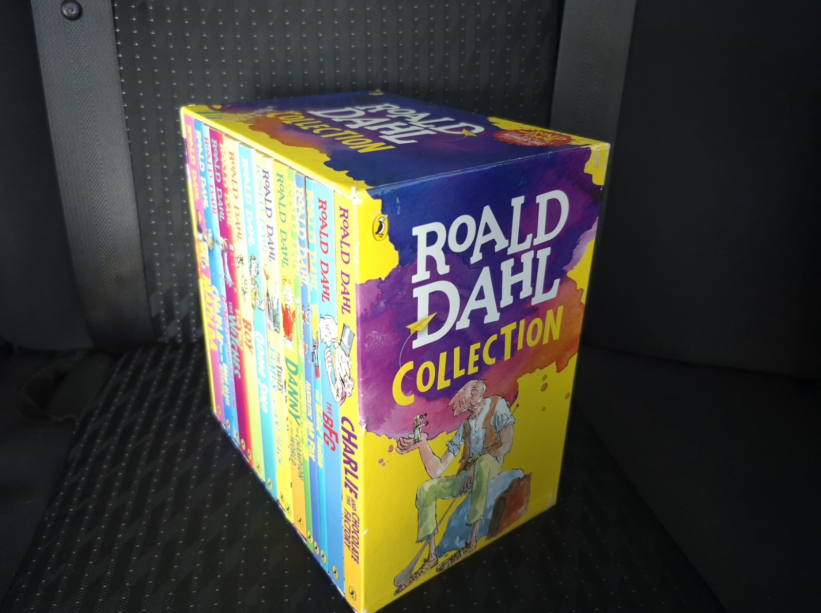 Roald Dahl Collection Box Set 15 Books Paperback Matilda BFG Charlie Factory
