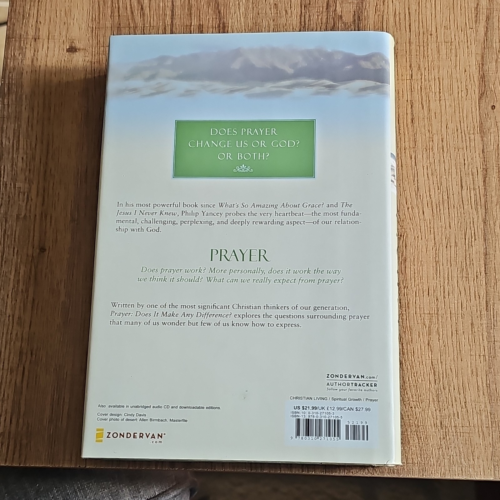 Prayer: Does It Make Any Difference? by Philip Yancey Hardcover Zondervan
