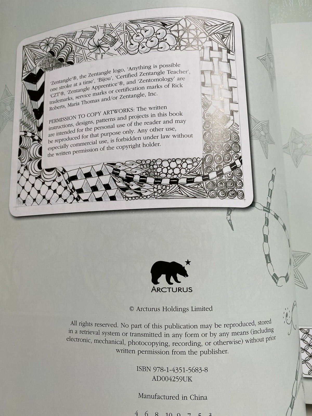 Zentangle, the Inspiring and Mindful Drawing Method by Jane Marbaix