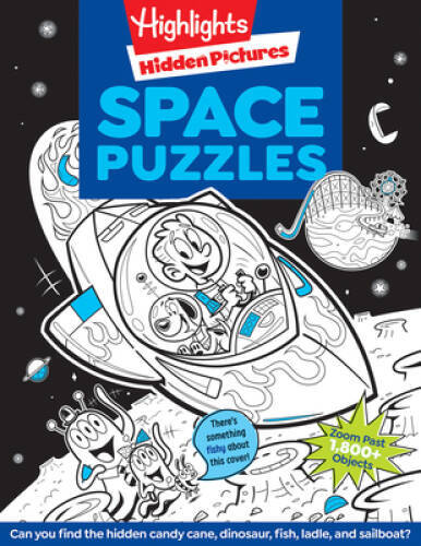Space Puzzles (Highlights Hidden Pictures) – Paperback By Highlights – VERY GOOD