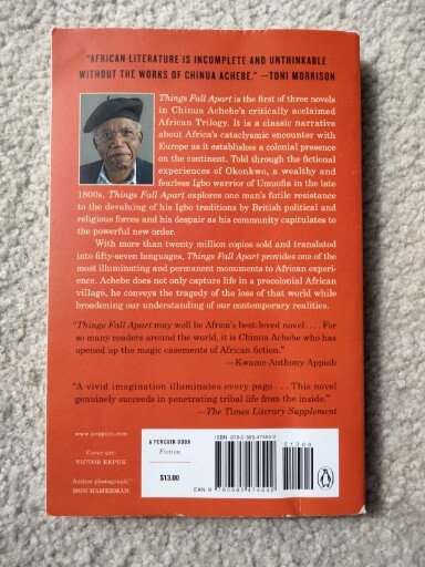 Things Fall Apart : A Novel by Chinua Achebe (1994, Trade Paperback)