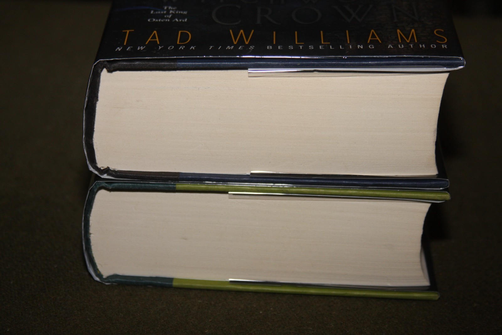 Lot of 2 Tad Williams HCs – Witchwood Crown & Empire of Grass – Both Ex-Library