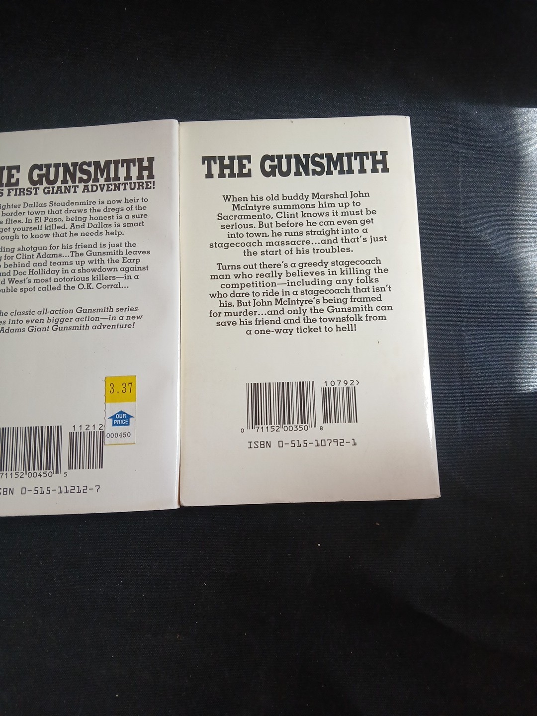 The Gunsmith Series 9 Books by J. R. Roberts (1990’s, Mass Market)