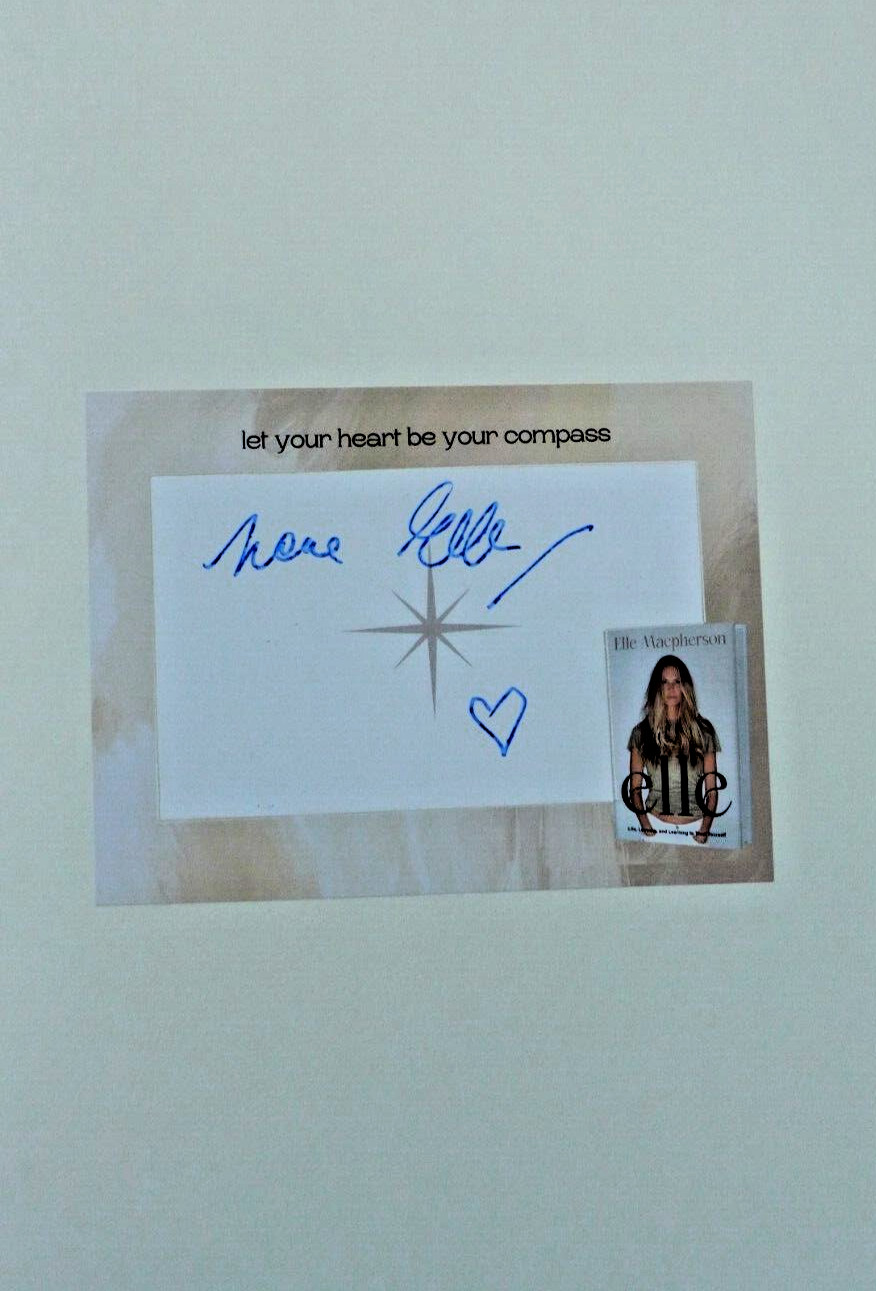 ELLE MACPHERSON /MODEL – AUTOGRAPHED „ELLE:LIFE,LESSONS…“ NEW SIGNED BOOK 2024