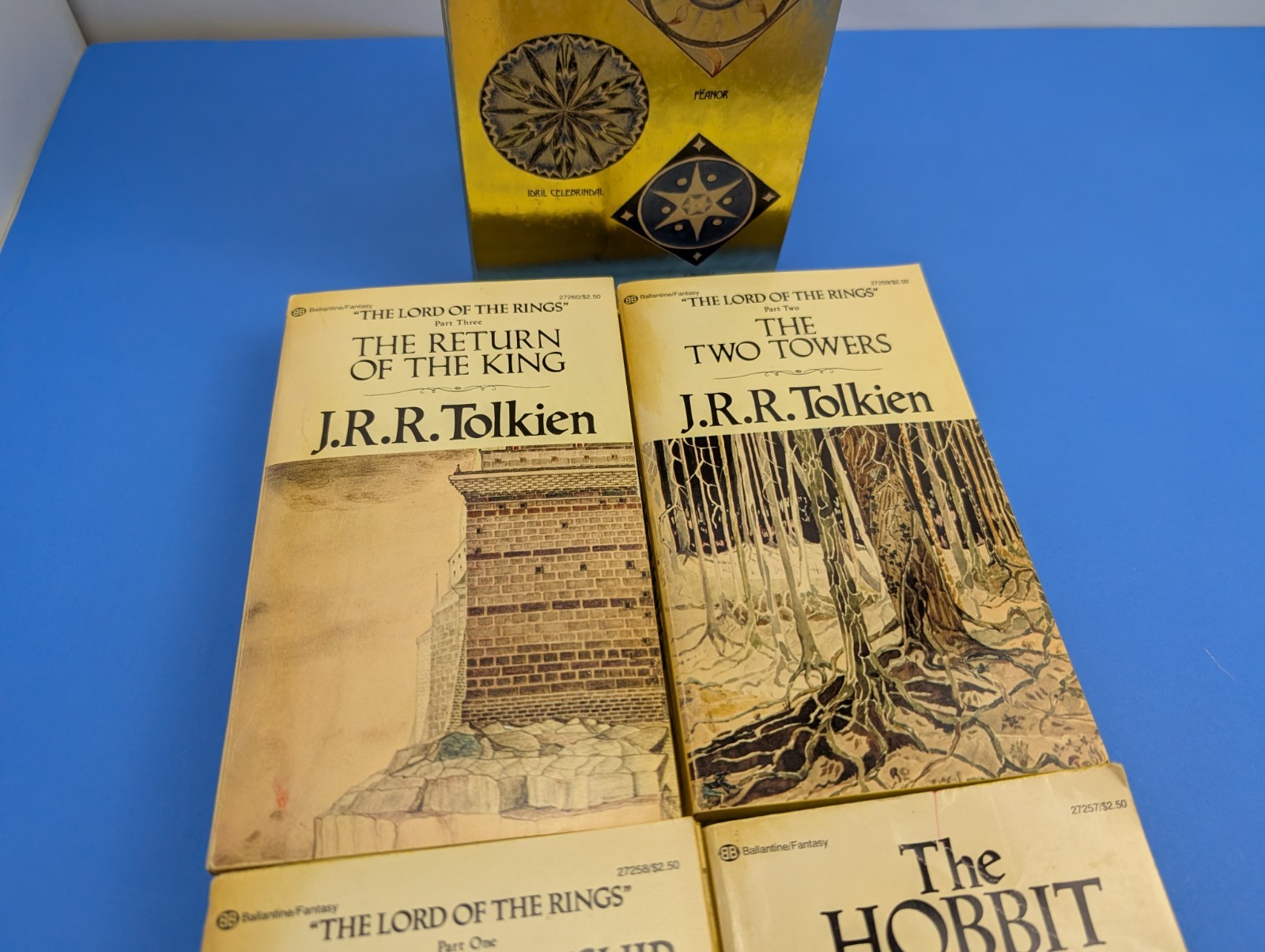 1977 Tolkein Book Set Hobbit Lord of the Rings Ballantine Books