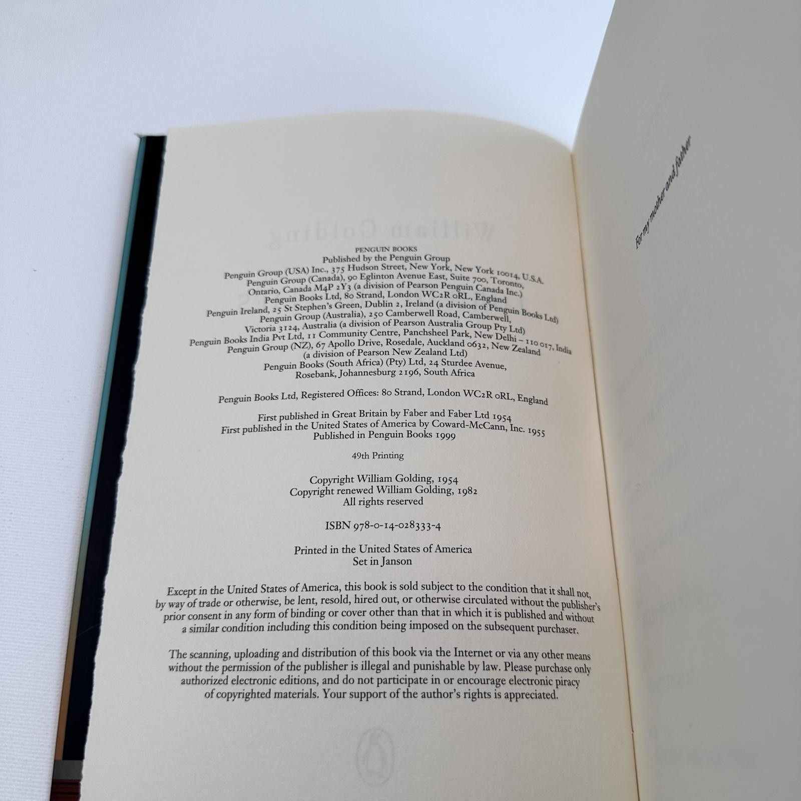 Lord of the Flies by William Golding – Penguin Great Books of the 20th Century