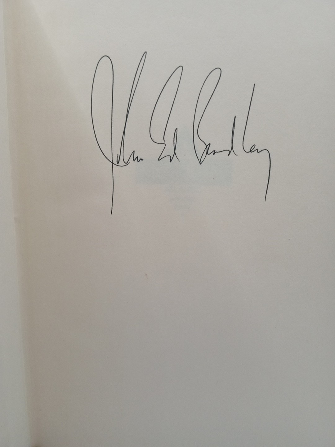 Signed Autographed Book Tupelo Nights Hardcover John Ed Bradley