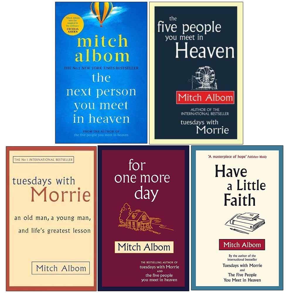 Mitch Albom 5 Books Collection Set (Tuesdays With Morrie…NEW Paperback 2022