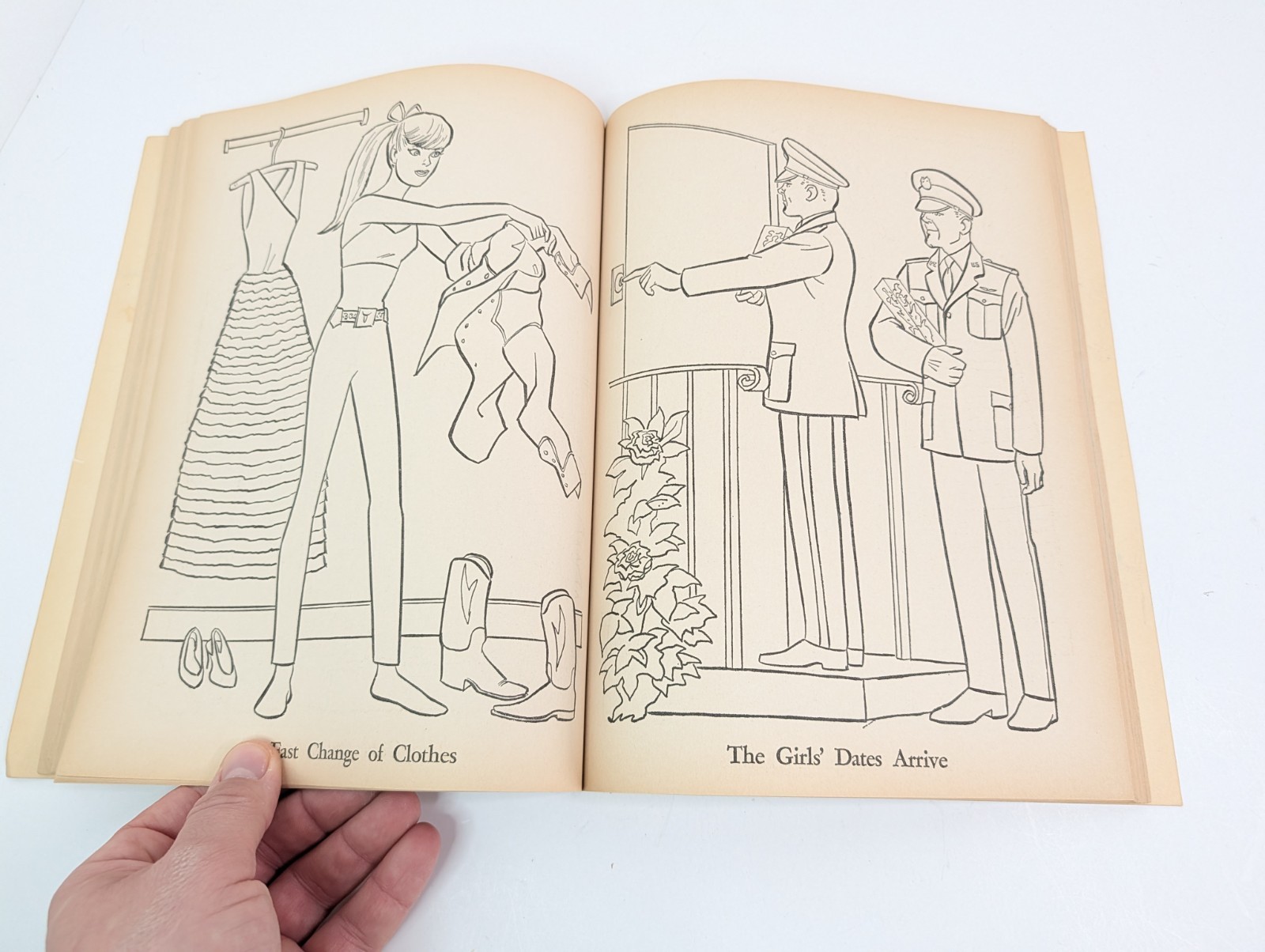 1969 Barbie Coloring Book Teen Queen Contest Whitman Publishing USA Vintage