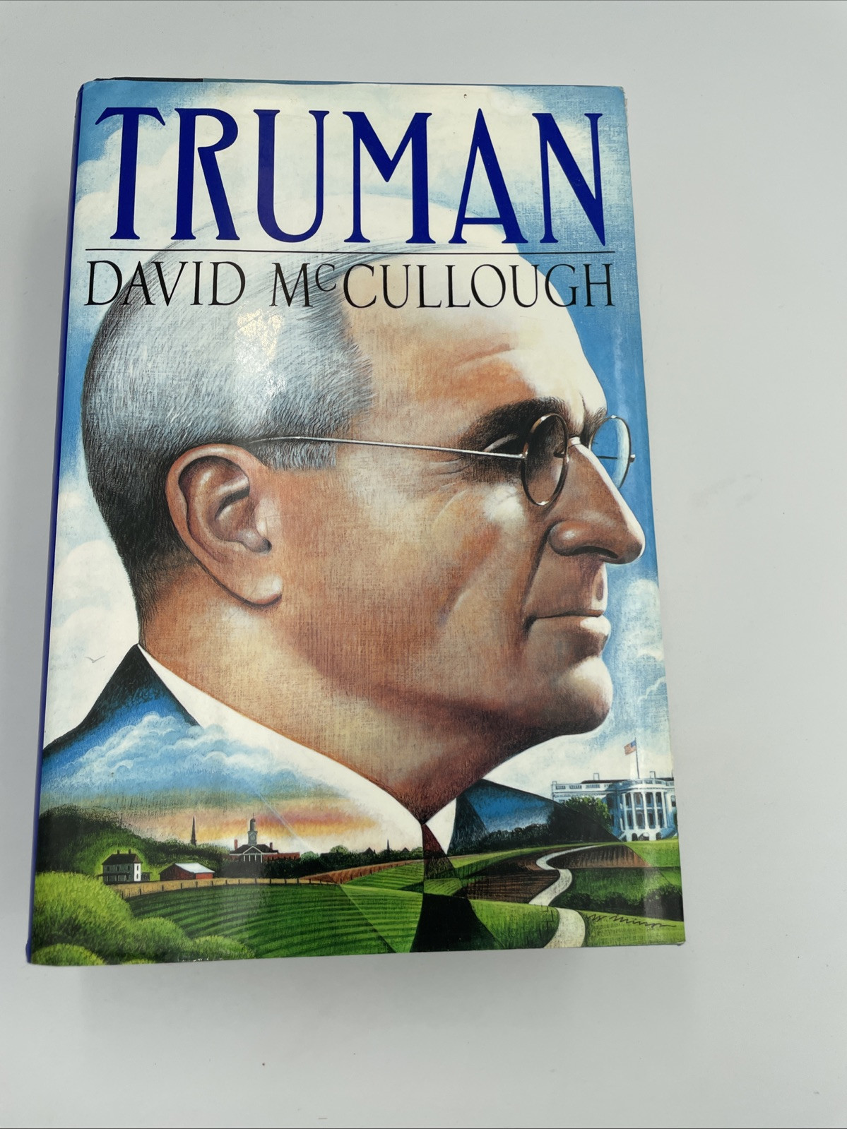 Truman David McCullough. First Edition First Print HCDJ 1992