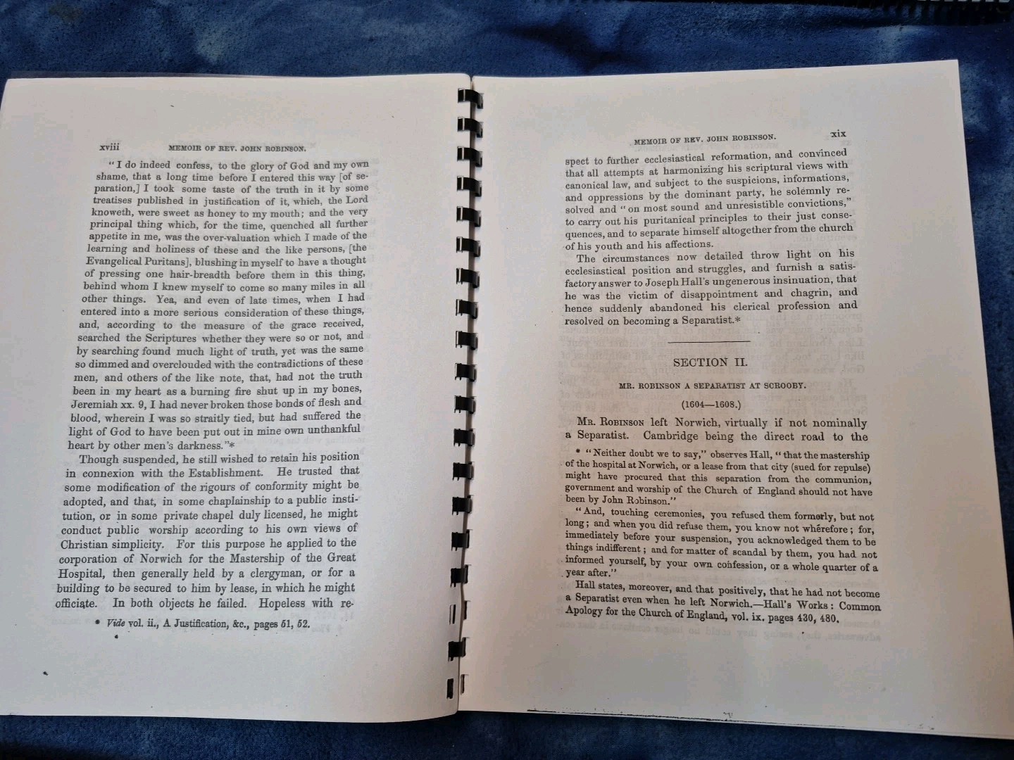 Memoir Of Rev. John Robinson 1575-1604 Puritan In Norfolk VA Genealogy History