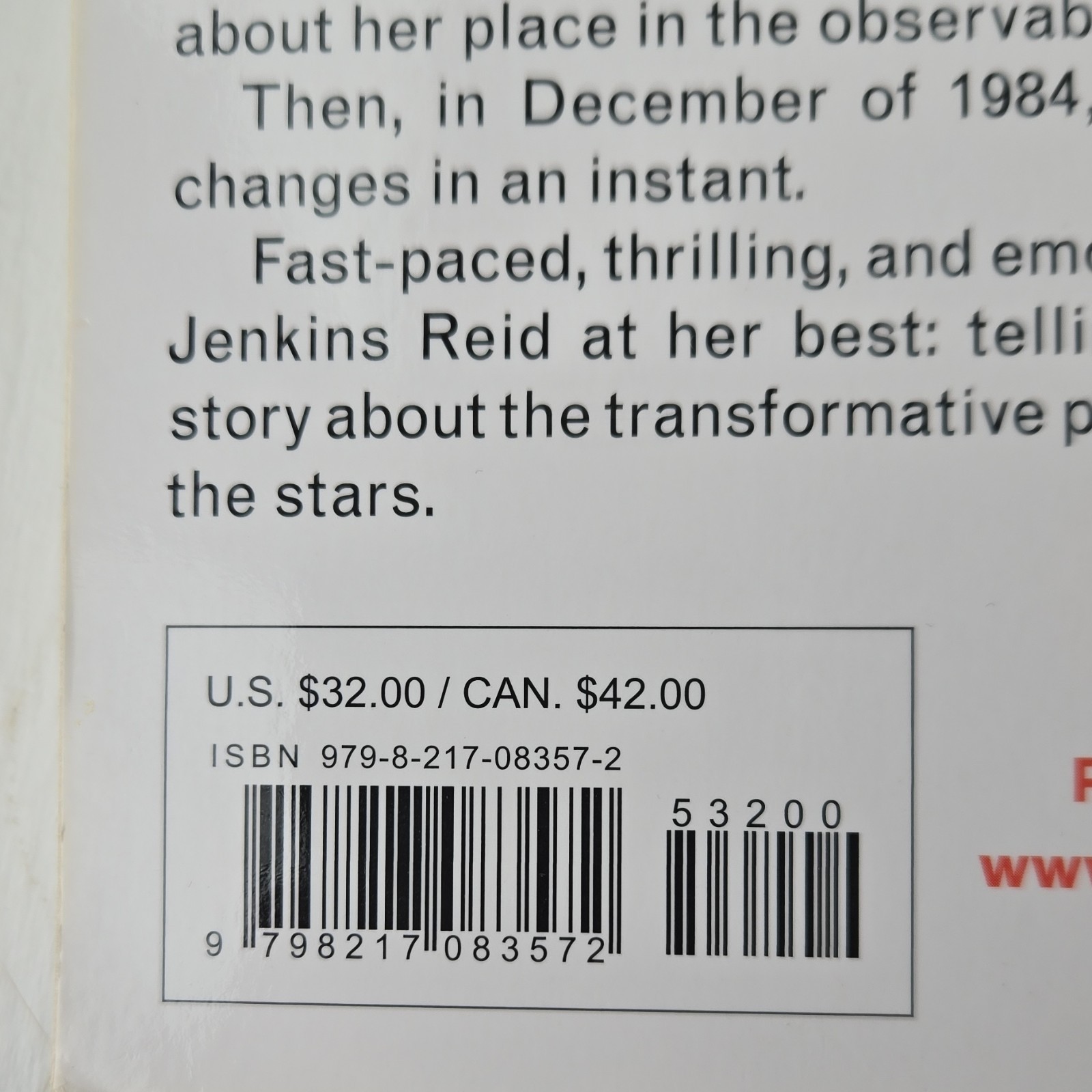 Taylor Jenkins Reid Atmosphere: A Love Story Large Print Hardcover Fiction