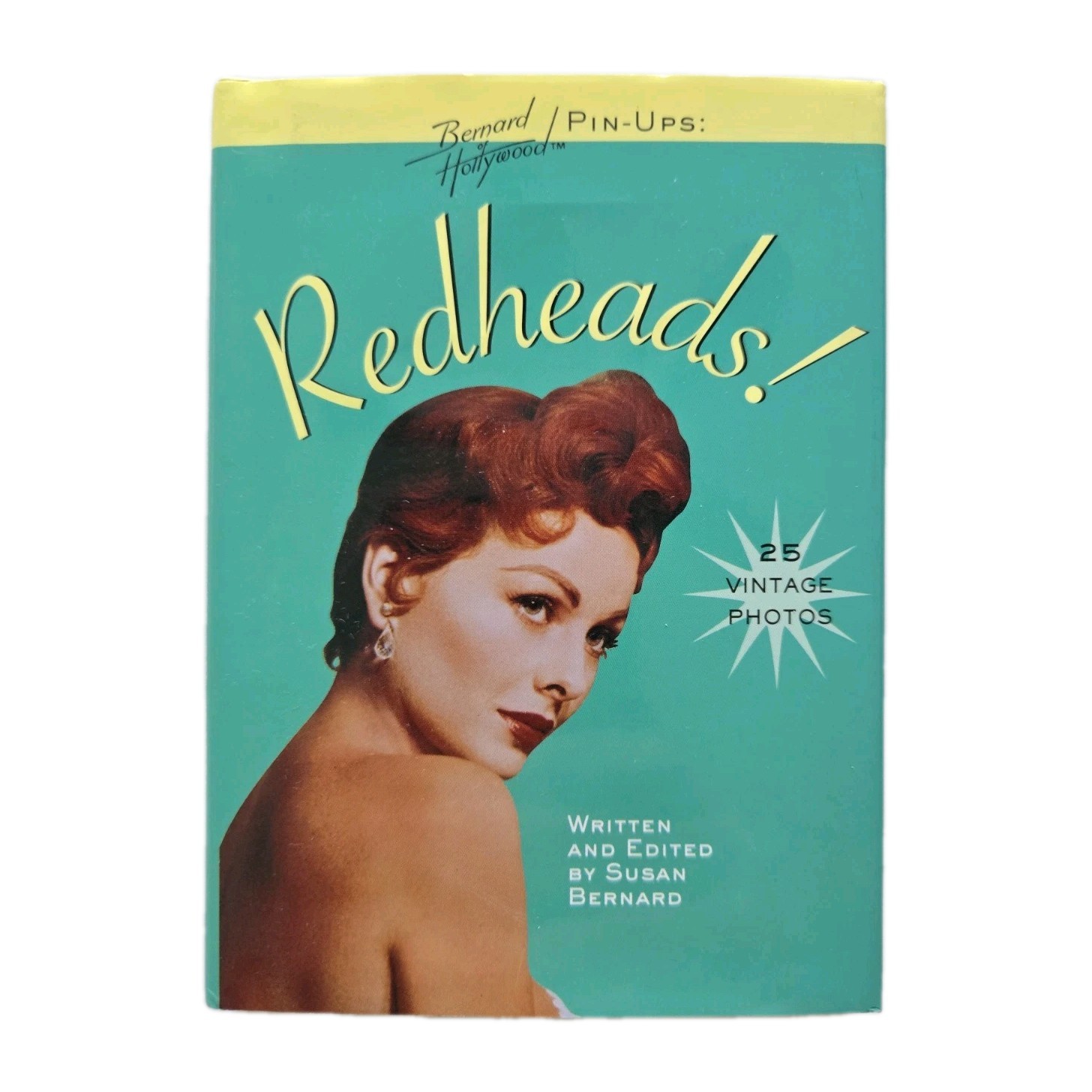 2 Mini Hardcover Lot Bernard of Hollywood Pin-Ups Redheads Blondes Vtg Photos