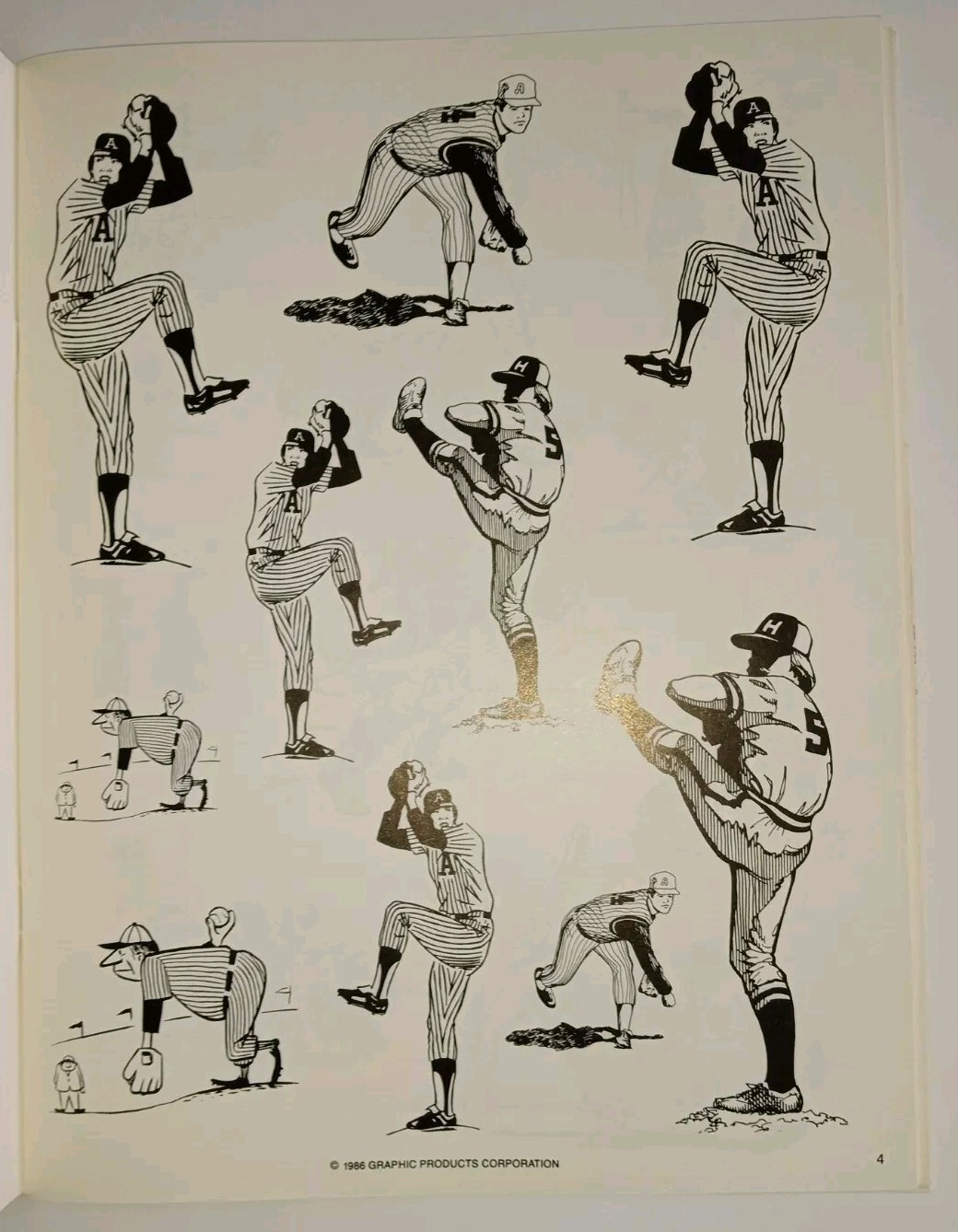31 PAGES SPORTS, 306, GRAPHIC SOURCE CLIP ART, GRAPHIC PRODUCTS CORPORATION 1986