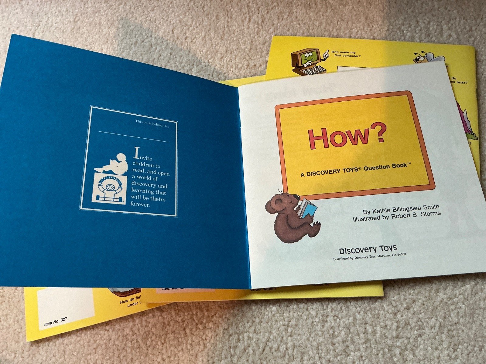 EUC Lot 5 Vintage Discovery Toys Question Book Set Series Ages 4-9 Homeschool