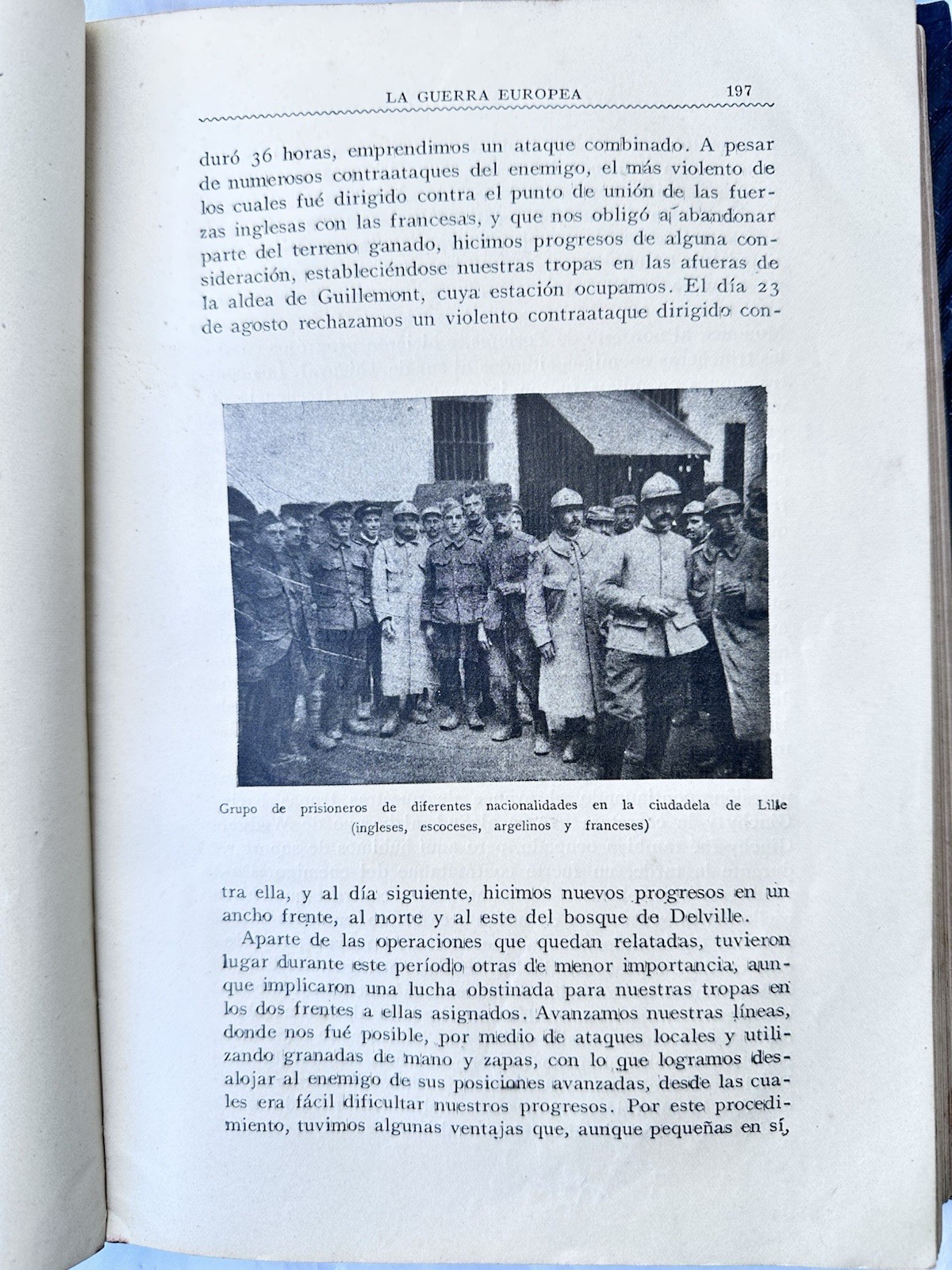 La Guerra Europea (1914-1918) Antique Book Gonzalo Calvo