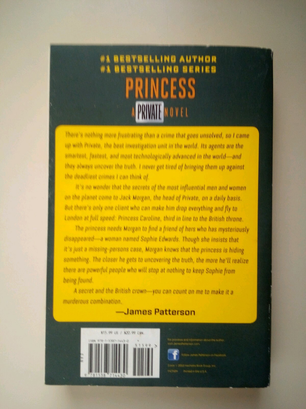 Private Ser.: Princess : A Private Novel by Rees Jones and James Patterson (201…