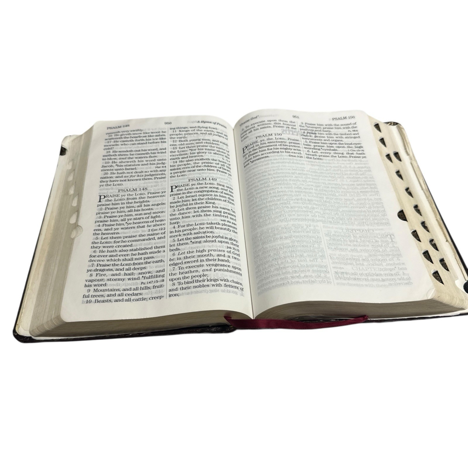 KJV Holy Bible Giant Print Version (Burgundy Leather, 1998) AMG Publishers