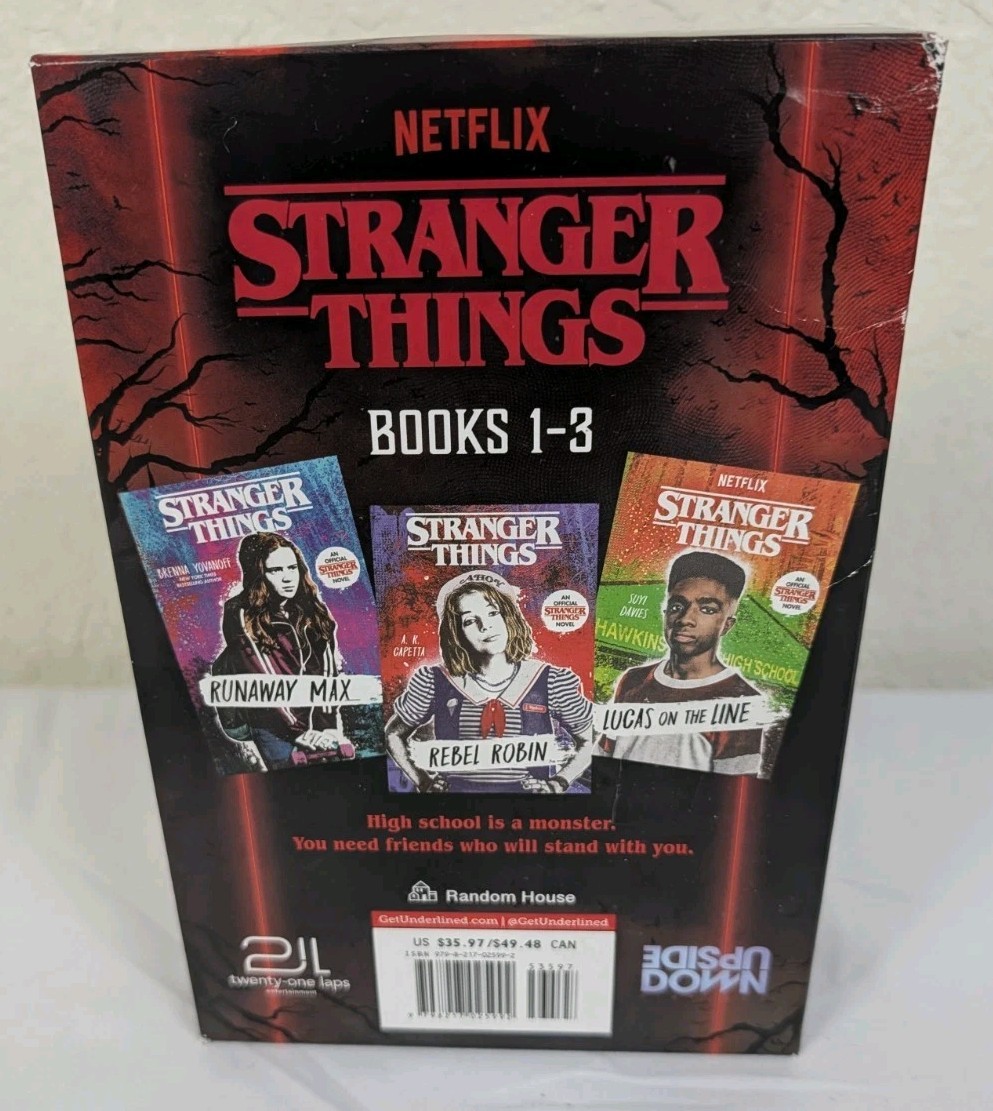 Stranger Things Boxed Set, Books 1-3: Runaway Max, Rebel Robin, and Lucas
