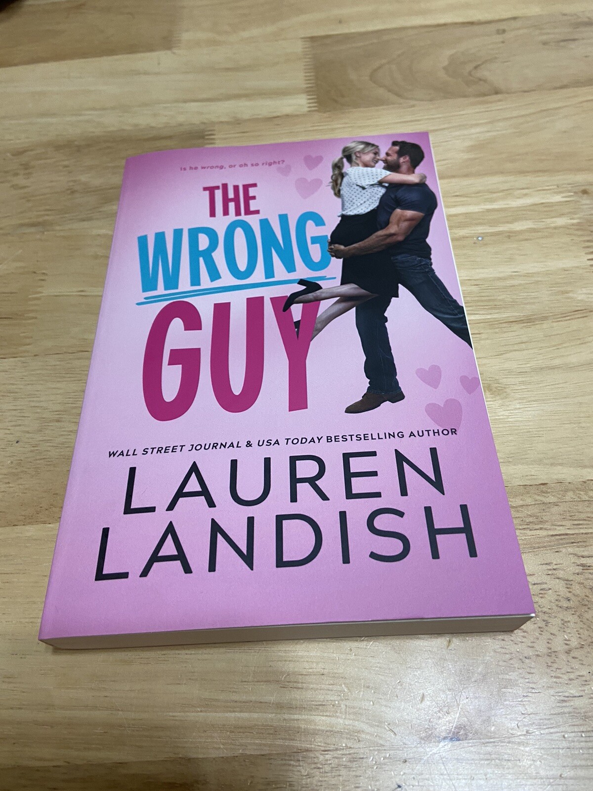 Wrong Guy by Lauren Landish (2023, Trade Paperback), SIGNED COPY