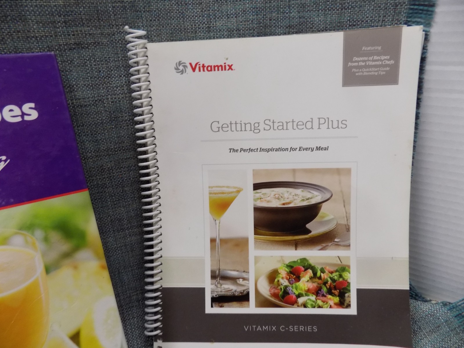 3 VITA-MIX COOKBOOKS ~WHOLE FOODS, SAVOR RECIPES & GETTING STARTED