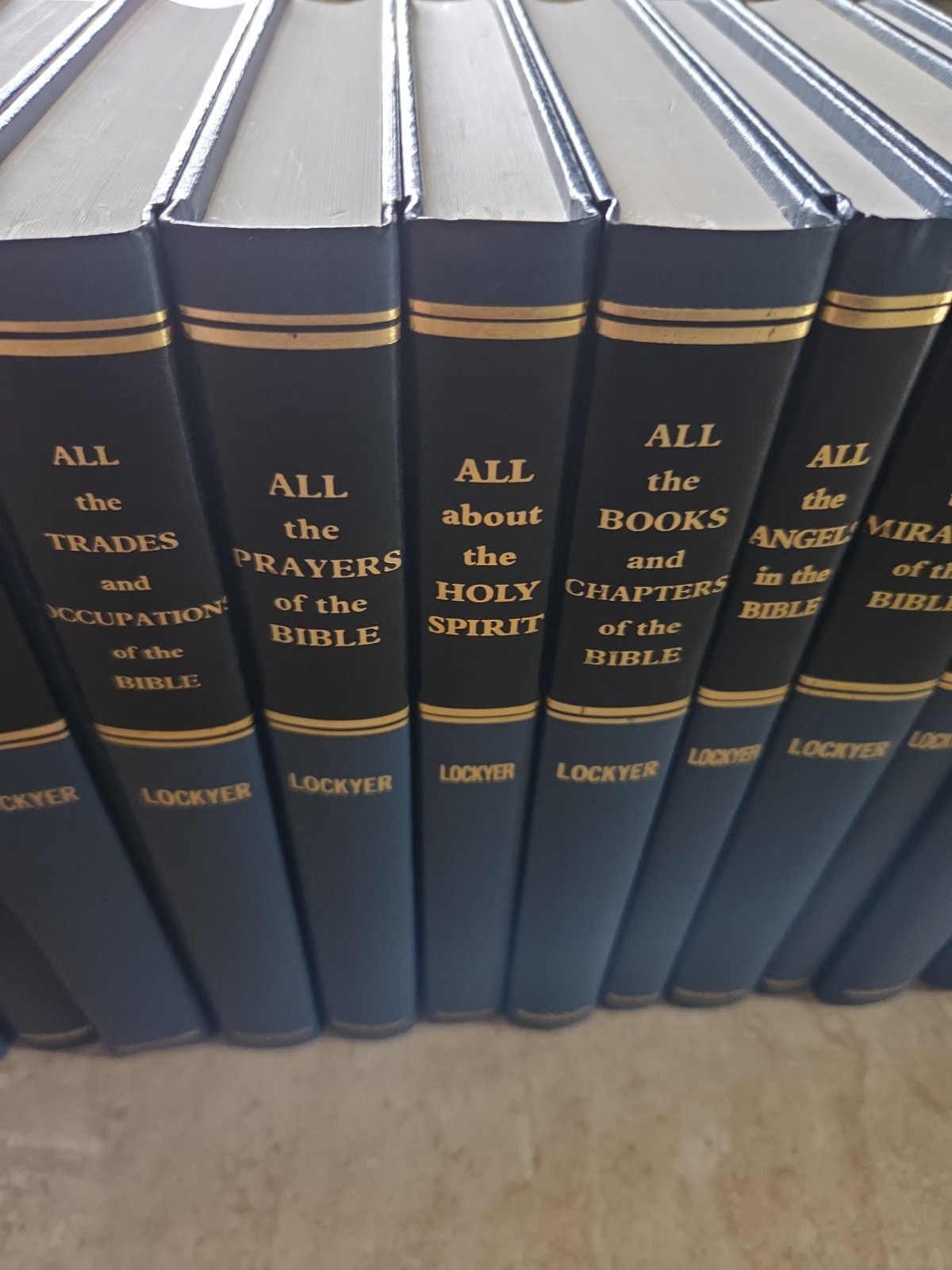 All Of The Bible Series by Herbert Lockyer (20 Volume Set) Zondervan Hardcover