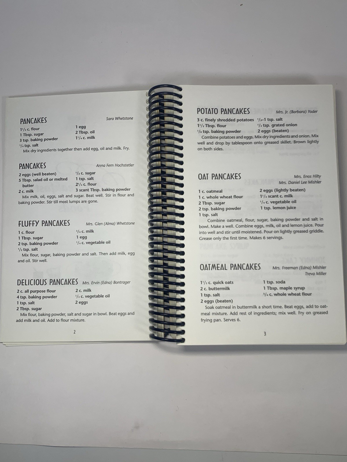 Heritage Country Harvest Cookbook Spiral Bound Recipes Amish Style