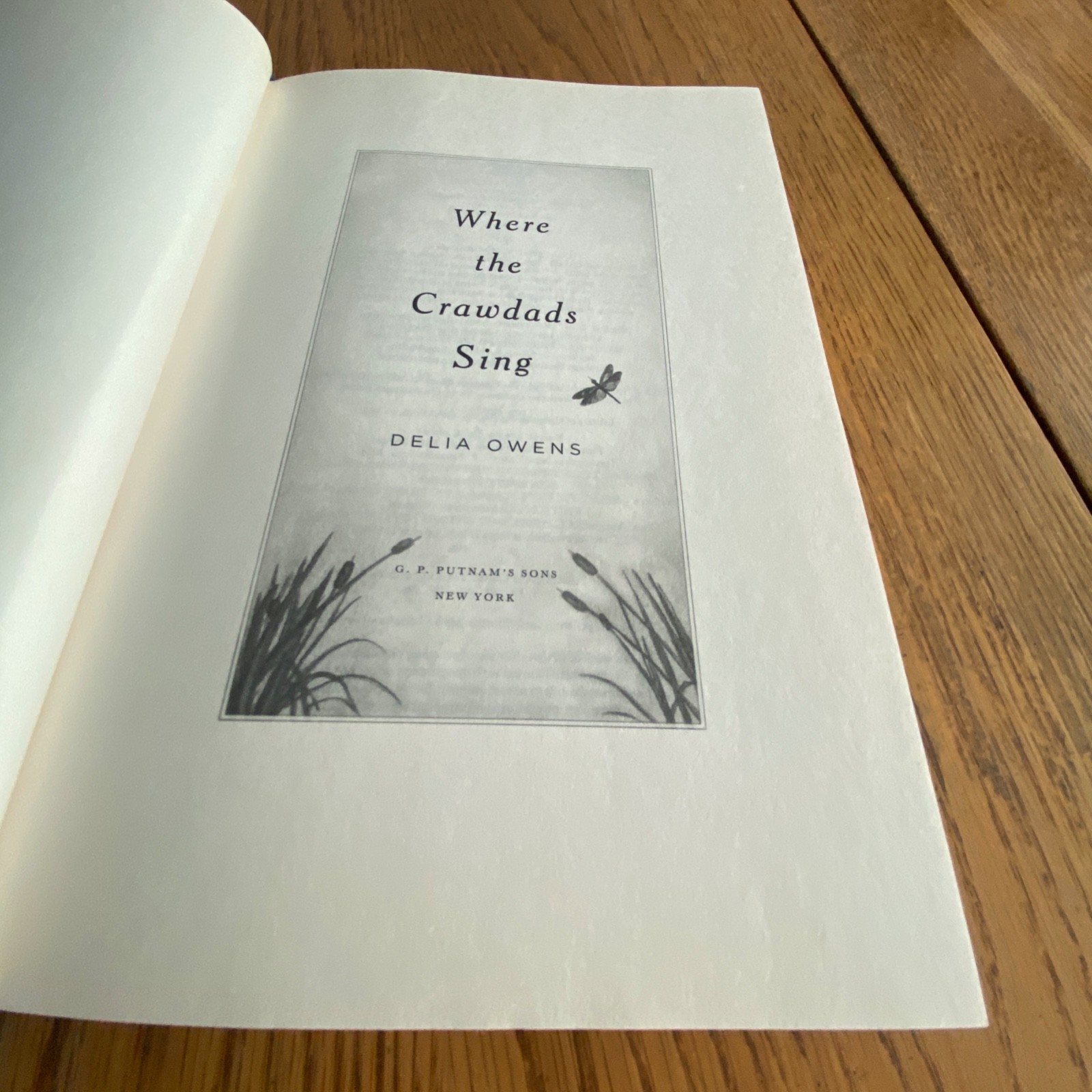 Where The Crawdads Sing by Delia Owens Hardcover 2018 SIGNED