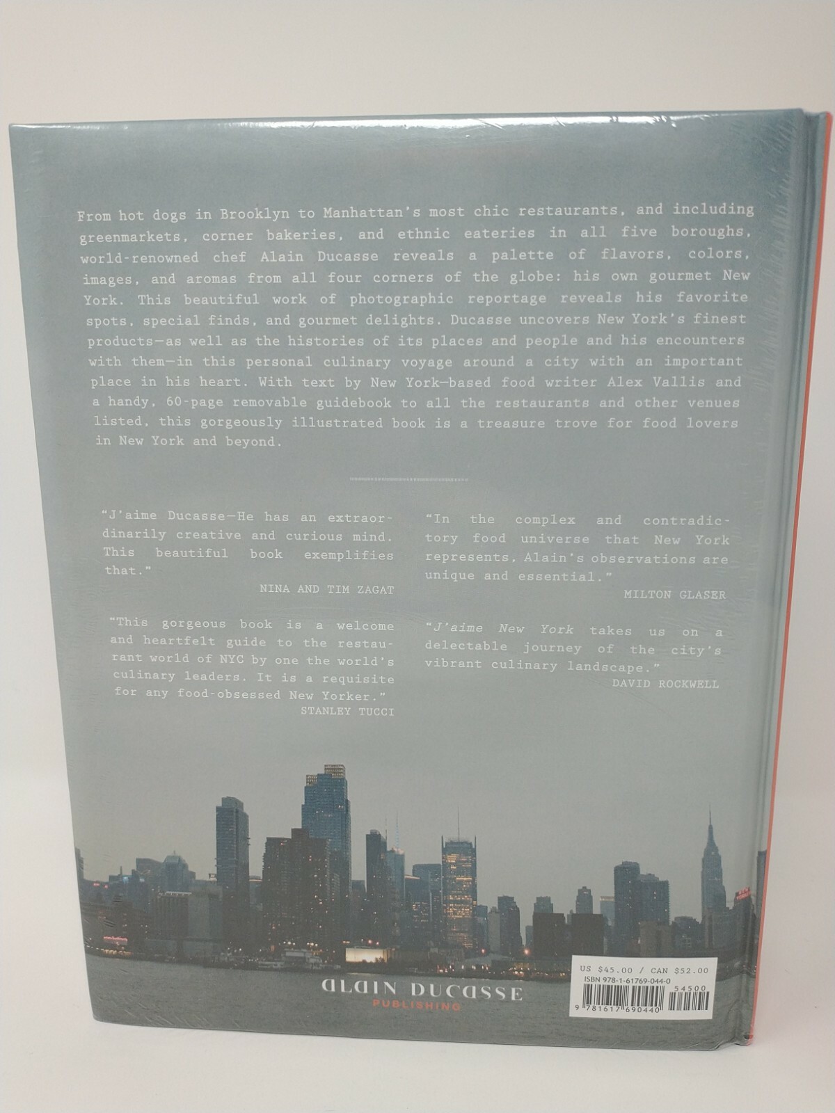 J’aime New York: 150 Culinary Destinations for Food Lovers, Alain Ducasse Book