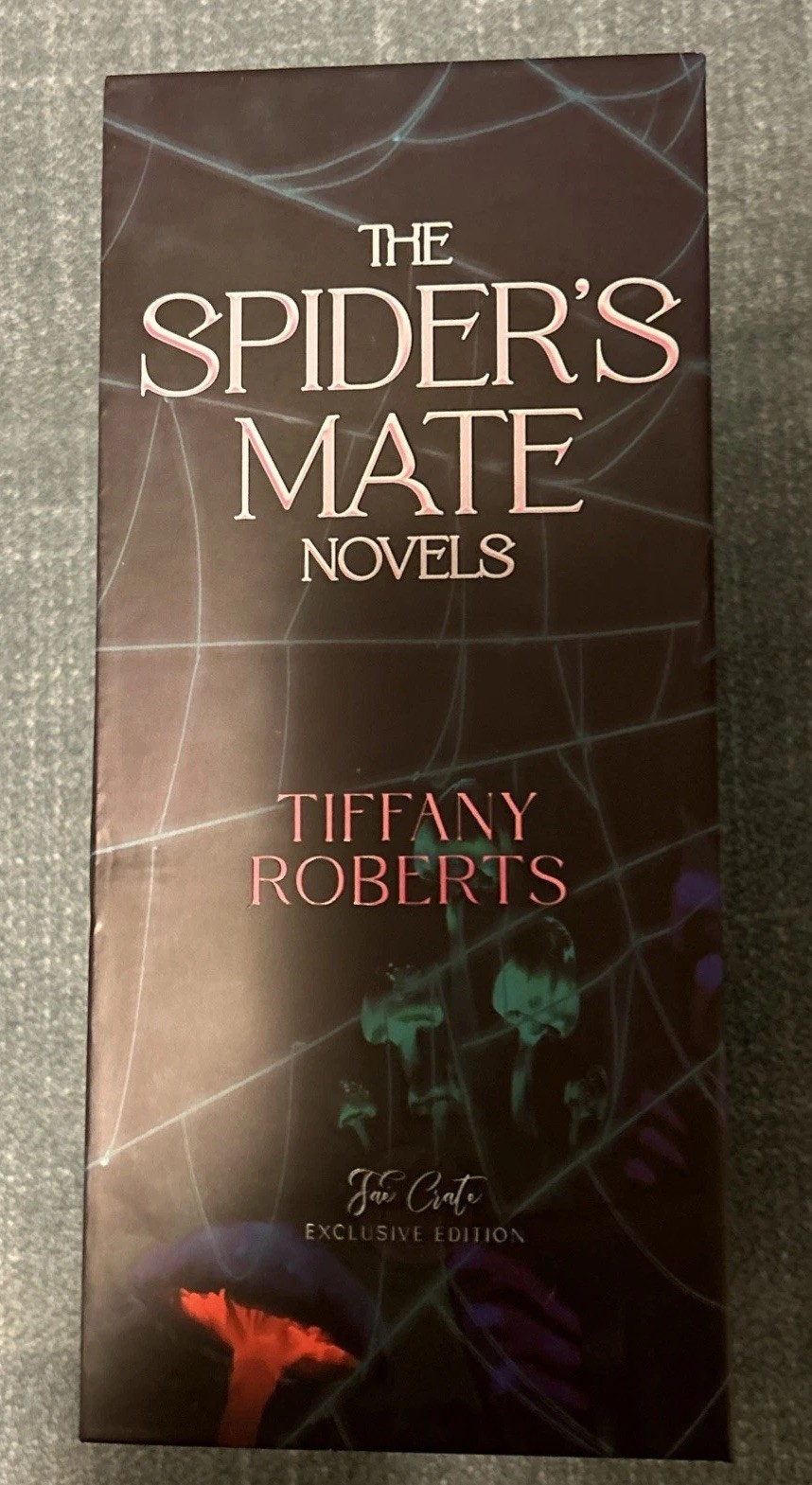 FaeCrate Spider’s Mate Trilogy Signed Gilded Edges Embossed Slip Case