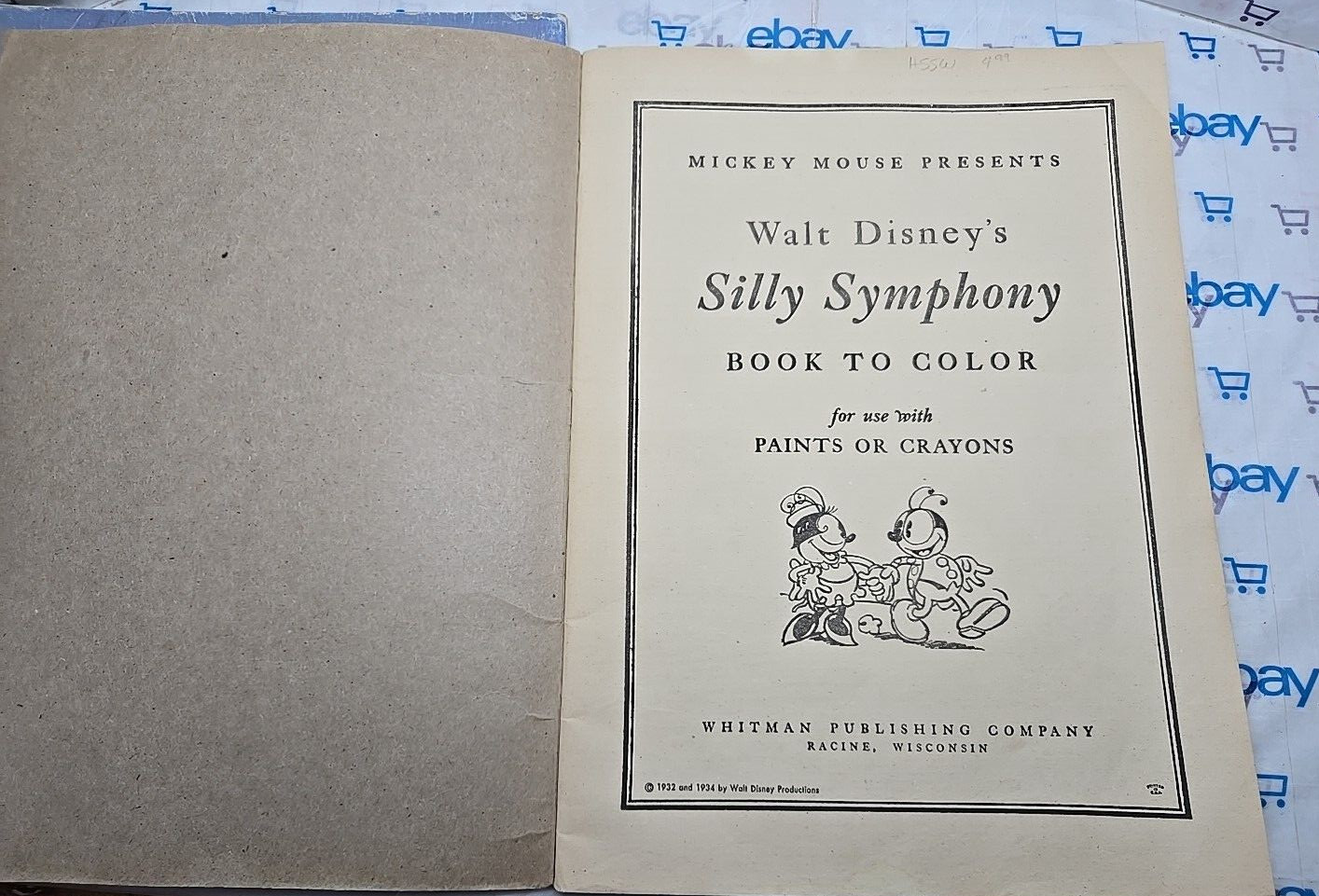 Walt Disney’s Mickey Mouse, Donald Duck & Pals | 1930s Vintage Children’s Book