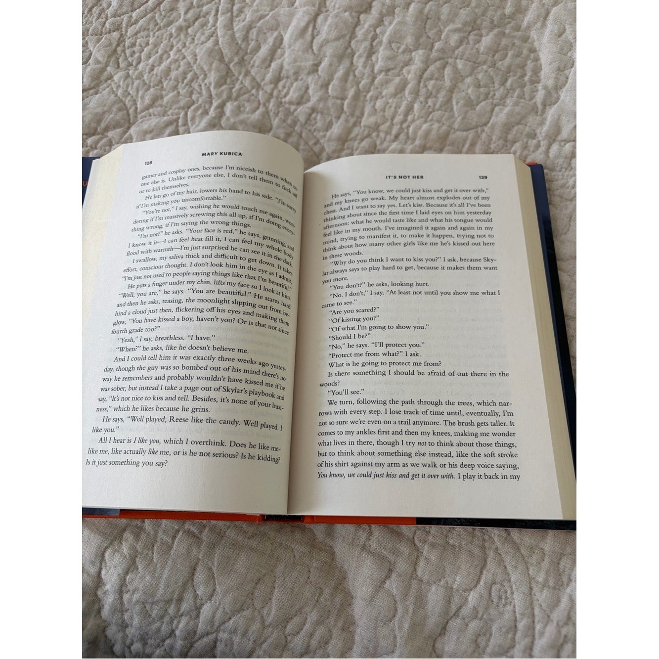 It’s Not Her by Mary Kubica Twisty Thriller Hardcover Book