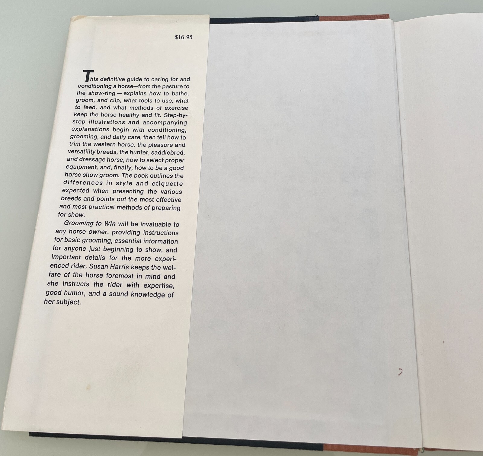 Grooming to Win – Susan E. Harris – 1977
