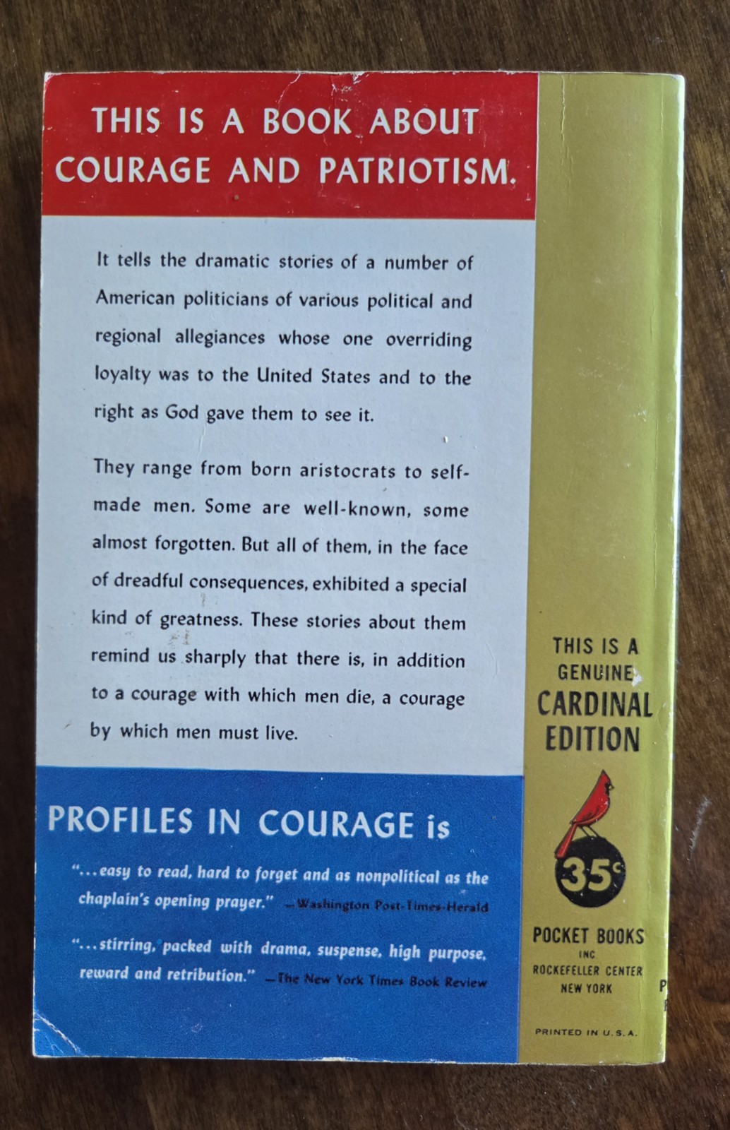 Profiles of Courage by Allan Nevins about Senator John F. Kennedy 1st Ed. 1957
