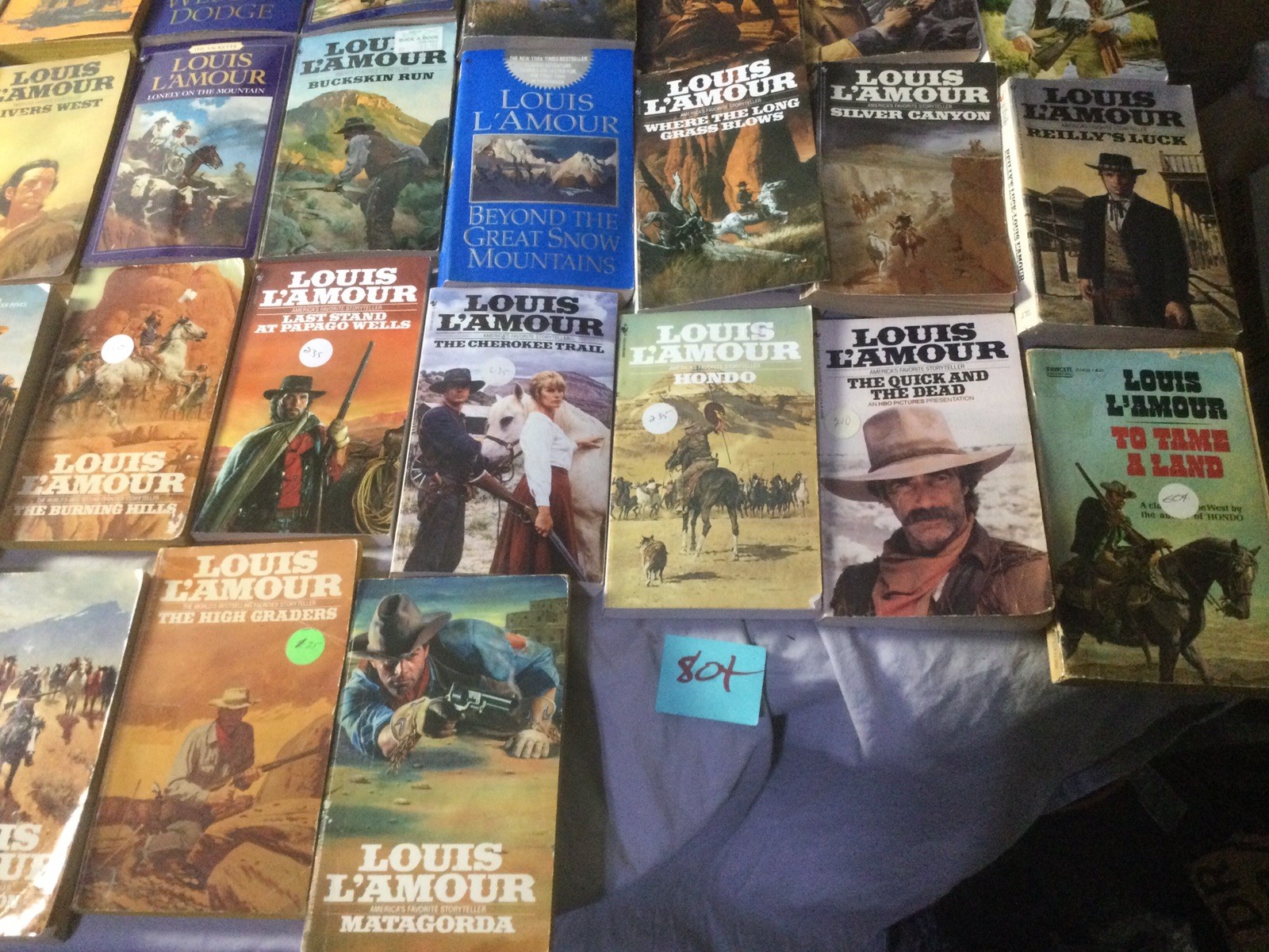 80+ Louis L’Amour Paperback Lot Western Collection Sackett Series