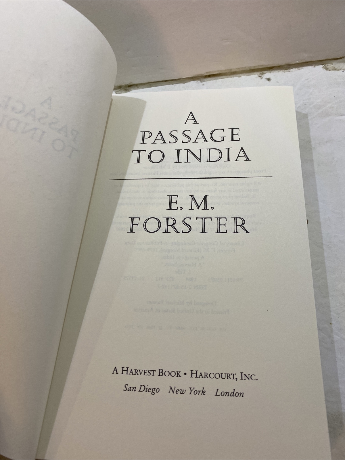 The Passage To India – E.M. Forster (Paperback, 1984)