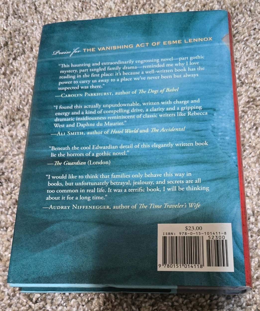 Vanishing Act of Esme Lennox by Maggie O’Farrell (2007, Hardcover)