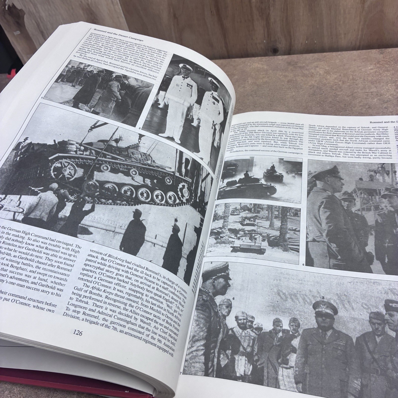 1989 World War II Hardback Book 400 Pages Featuring Over 1,350 Military Photos
