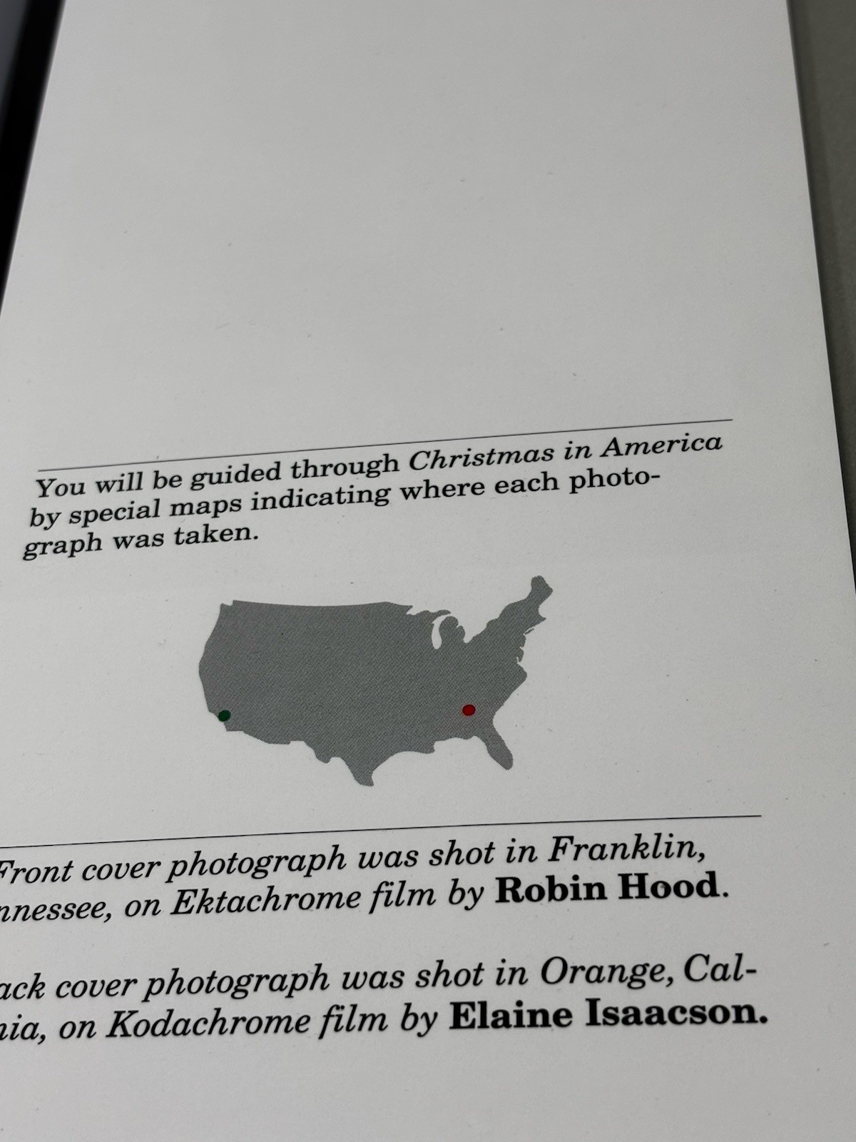 Christmas in America HC DJ 1988 15″ x 10 1/2″ x1″ 208 pgs Photos