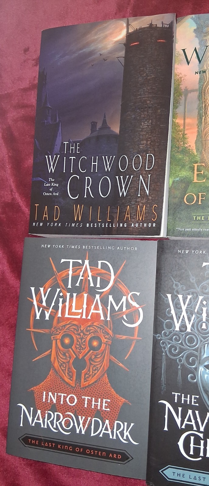 Last King of Osten Ard books LOT Tad Williams (author Memory Sorrow Thorn) PB