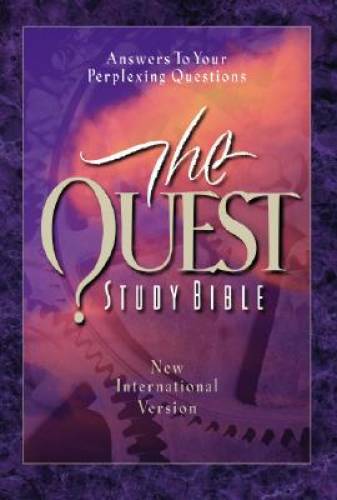 Quest Study Bible, New International Version – Paperback By Niv – GOOD