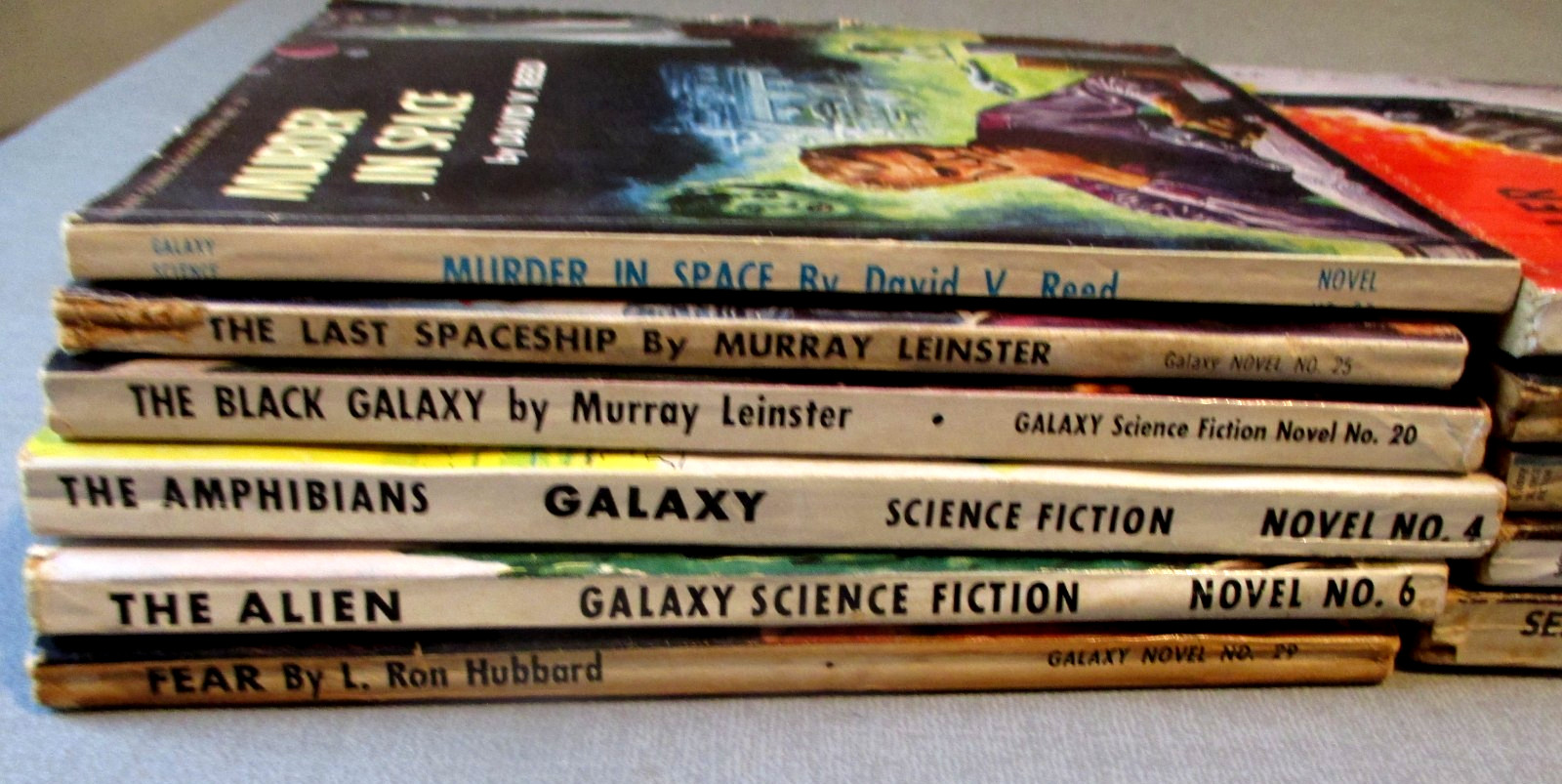 11-1950’S SCIENCE FICTION SCI-FI ALIEN-PULP PAPERBACK BOOK-FEAR- L.RON HUBBARD