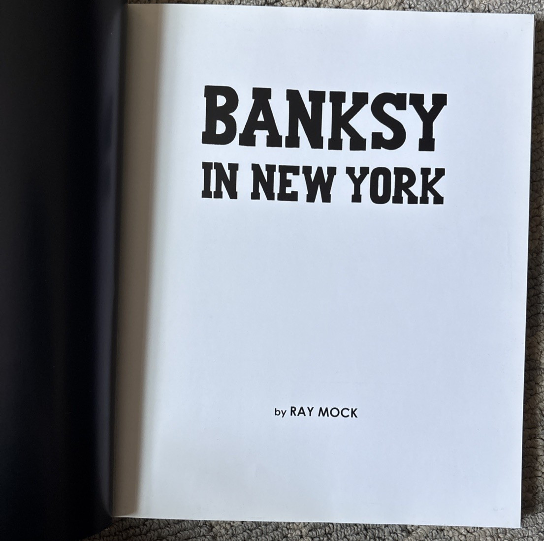 Bansky In New York Ray Mock Carnage NYC HC