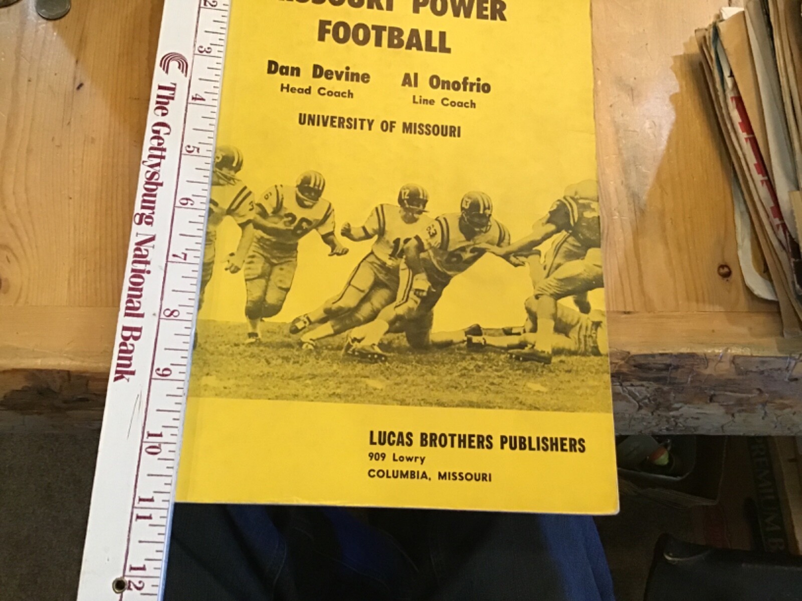 MissouriPower Football Dan Devine Al Onofrio.221 pages Rare