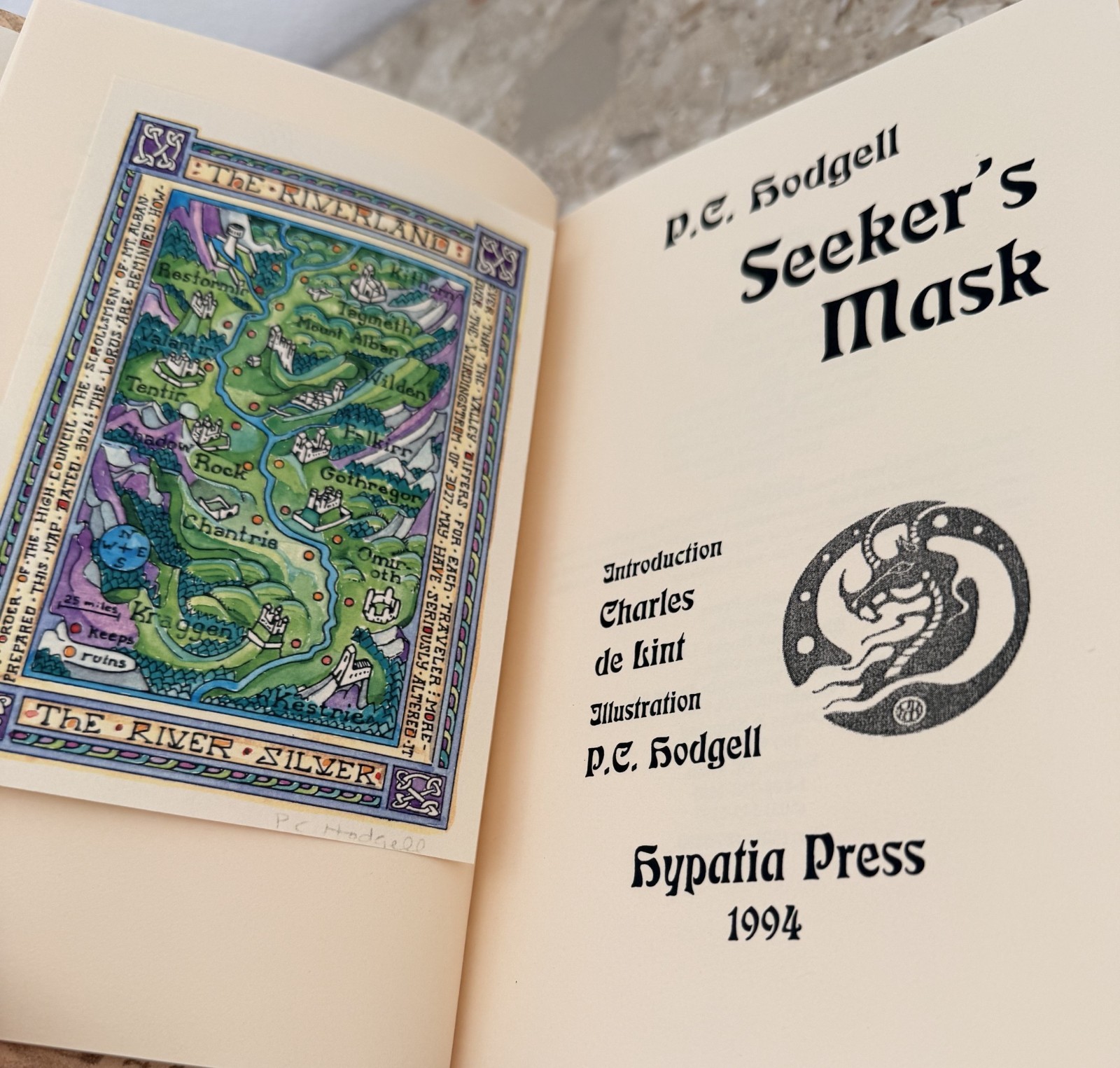 Seeker’s Mask Special Edition *Signed* By P.C. Hodgell 1st Edition Hardcover