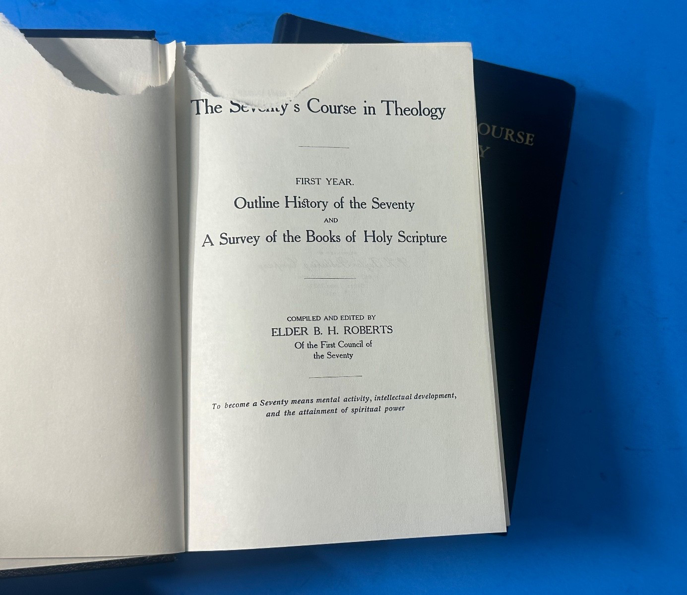 Seventy’s Course in Theology Vols 1-2 1907-1912 Roberts Mormon Taylor Reprint