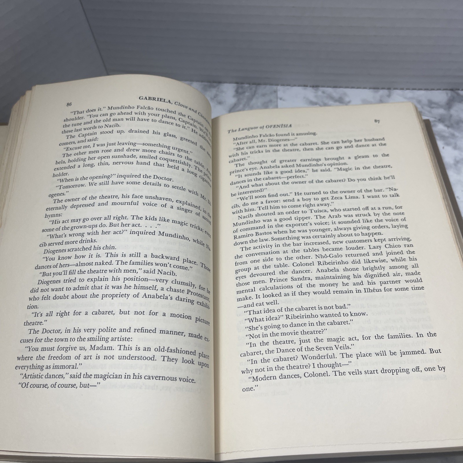 Gabriela Clove And Cinnamon by Jorge Amado – 1962 4th Printing Alfred A. Knopf