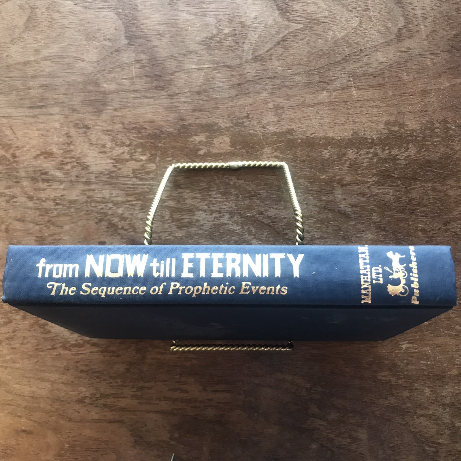 From Now Till Eternity Bible Prophecy Christianity 1976 Signed CC Cribb HC DJ