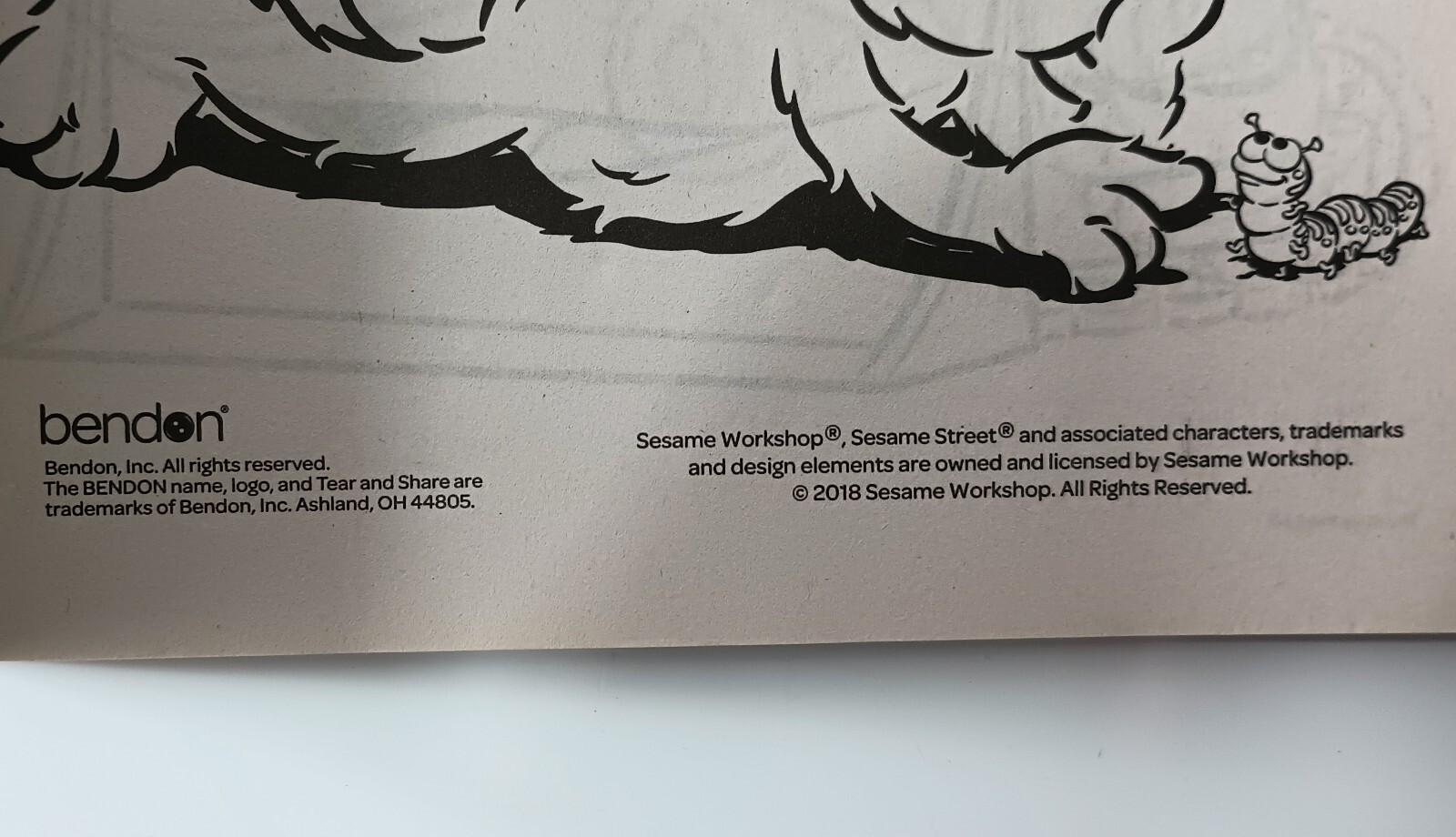 Sesame Street 123 Play With Me Jumbo Coloring Activity Book 2 Pages Used 2018